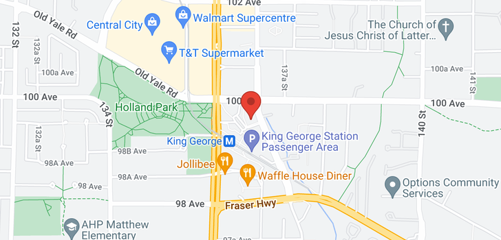 map of 609 13688 100 AVENUE